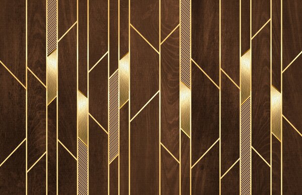Fototapet Linii elegante pe textura bogată a lemnului, Fototapet textură lemn, Fototapet populare, u99386 - Tapeko.ro