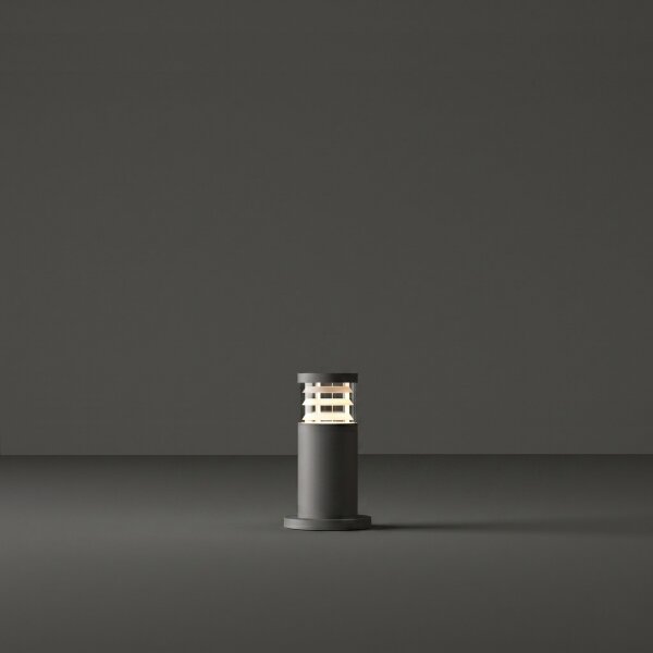 Ideal Lux - Lampă de exterior TRONCO 1xE27/42W/230V 25 cm IP65 antracit