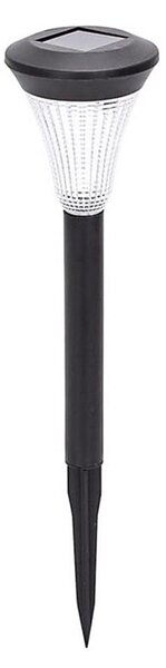 Aigostar - Lampă solară cu LED, 2 V, 6500 K, IP44, 40 mAh, negru