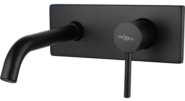 Mexen Alma baterie chiuvetă încastrată, neagră - 75115-70