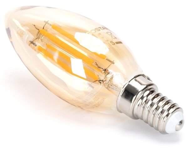 Bec LED dimabil Aigostar FILAMENT C35 E14/4W/230V 2200K