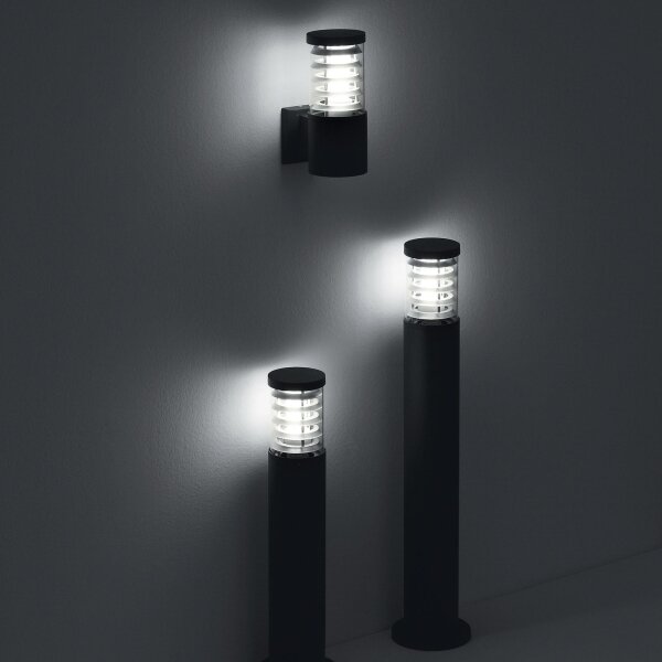 Ideal Lux - Lampă de exterior TRONCO, 1xE27/42W/230V, 60 cm, IP65, negru