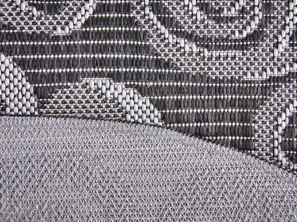 Covor Pentru Usa Intrare, Flex 19161 80, Antiderapant, Gri, 50 x 80 cm 50x80