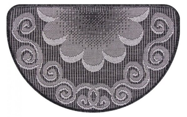 Covor Pentru Usa Intrare, Flex 19161 80, Antiderapant, Gri, 50 x 80 cm 50x80