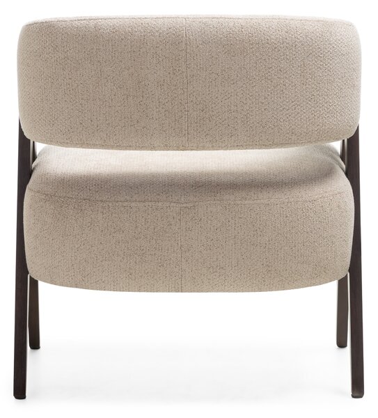 Fotoliu design bej MIZU Alia 18