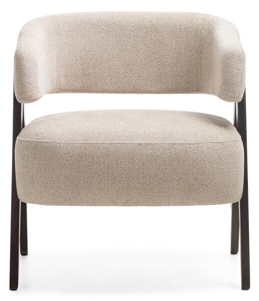 Fotoliu design bej MIZU Alia 18