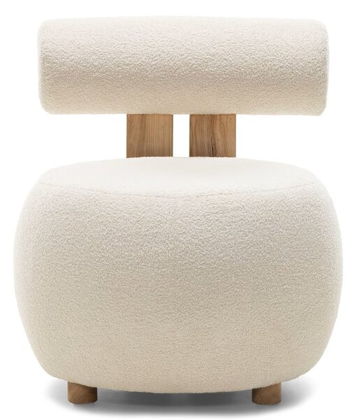 Fotoliu design crem HANNA, stejar Now or never 03