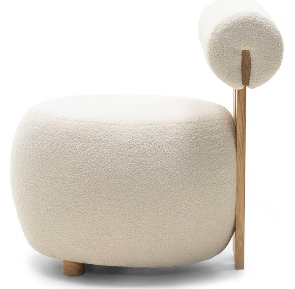 Fotoliu design crem HANNA, stejar Now or never 03