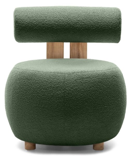 Fotoliu design verde închis HANNA, stejar Now or never 37