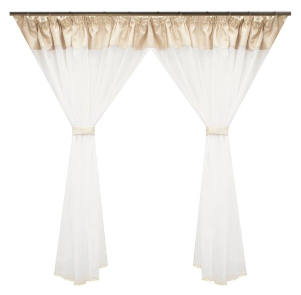 Perdea Velaria bamboo alb, 420x165 cm