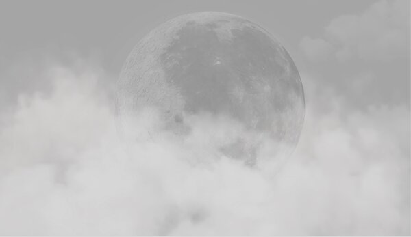 Fototapet O lună în nori, Fototapet cer, Fototapet populare, w00548v1 - Tapeko.ro