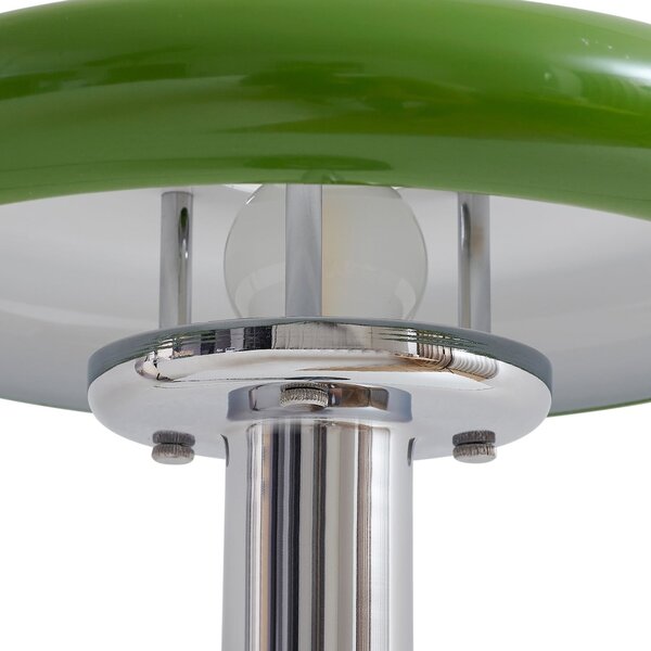 Lampă de masă Lindby, Branford, Verde, Camera de zi, Metal, Vintage