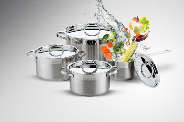 HEINNER Aleida, set gatit inox 8 piese, cooking by heinner