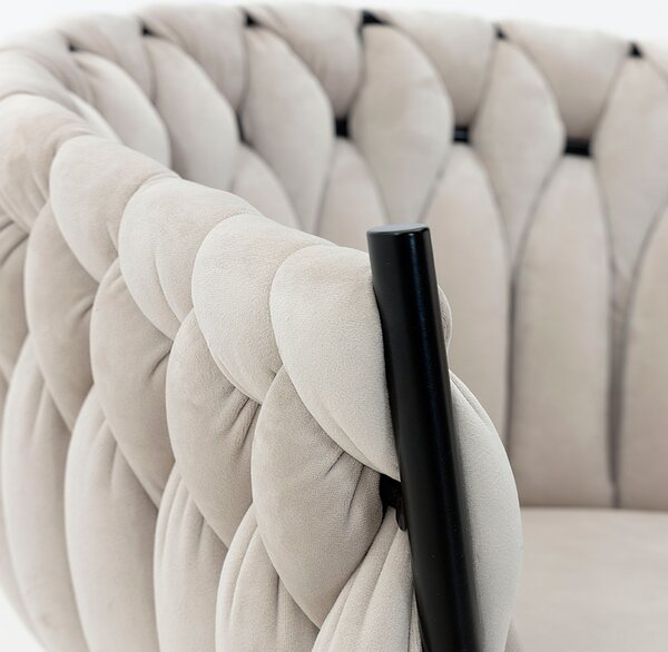 Scaun Living Tapitat KJC11 Bej