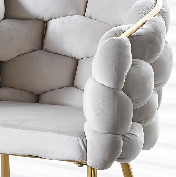 Scaun Living Tapitat KJC15 Bej