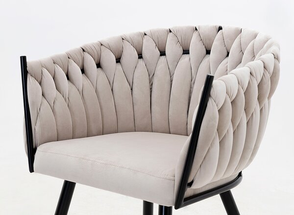 Scaun Living Tapitat KJC11 Bej
