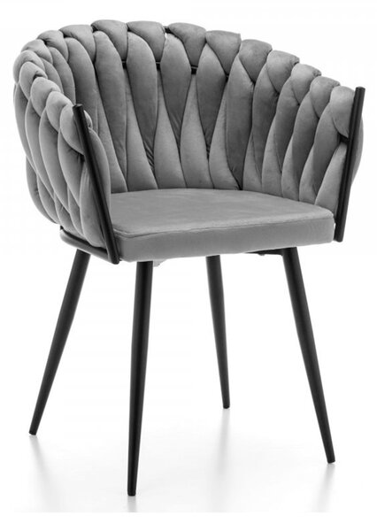 Scaun Living Tapitat KJC11 Gri