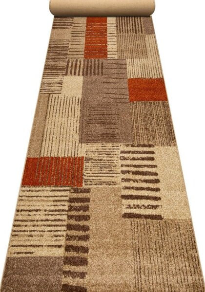 Traversa Hol, Festonata, Model Orlando 22002, Maro Portocaliu, Latime 80 cm 80 x 50