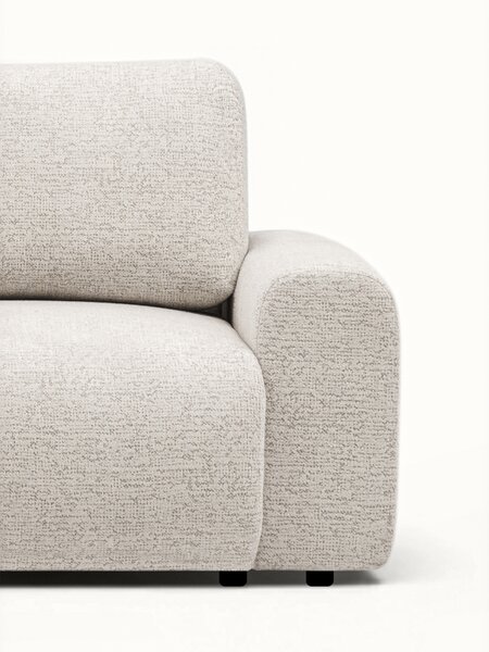 Canapea extensibilă Velamo - chenille bej deschis Bella 05