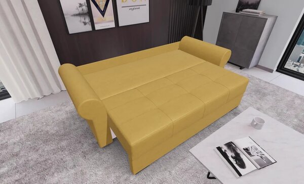Canapea Extensibilă Elsa Mini, Mustar
