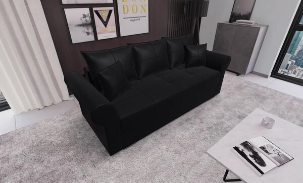 Canapea Extensibilă Elsa Mini, Negru