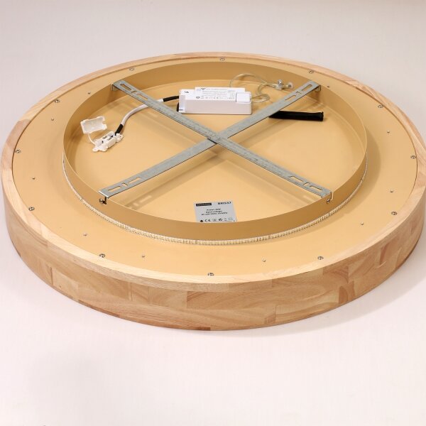 Plafonieră Brilagi-LED FALCON WOOD LED/40W/230V 3000/4000/6000K 60 cm lemn