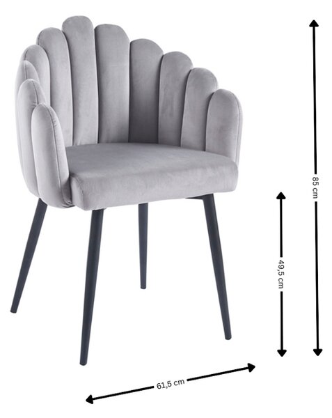 Scaun Living KJC113 Gri