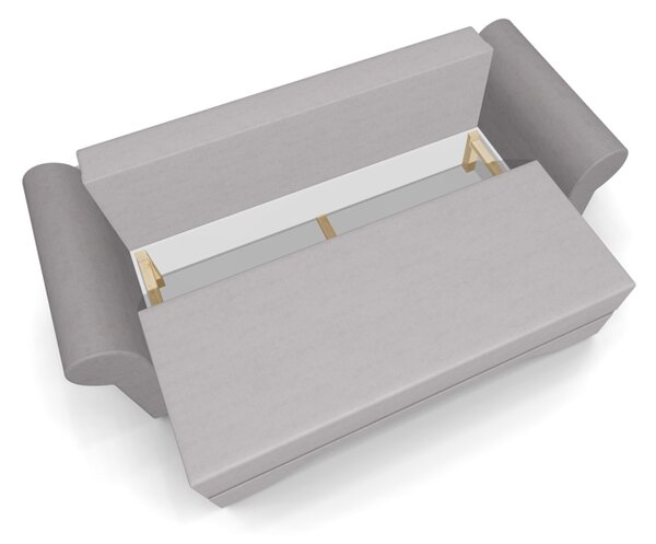 Canapea Extensibilă Mona Bonell Mini, Crem/Bej