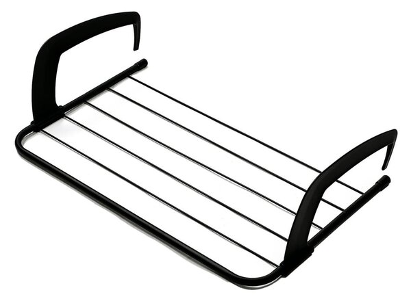Uscător de rufe negru de agățat pe calorifer Addis 6 Bar Radiator Airer