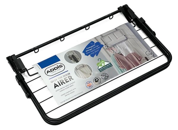 Uscător de rufe negru de agățat pe calorifer Addis 6 Bar Radiator Airer