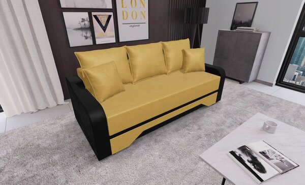 Canapea Extensibila Royal Mini, Mustar
