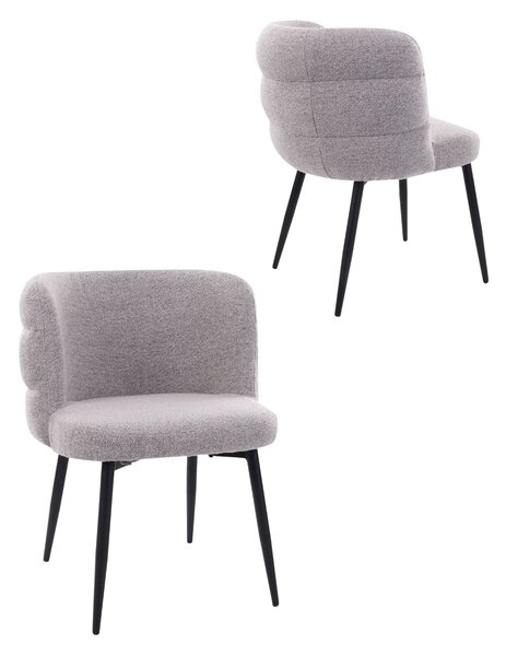 Scaun de dining Teno gri