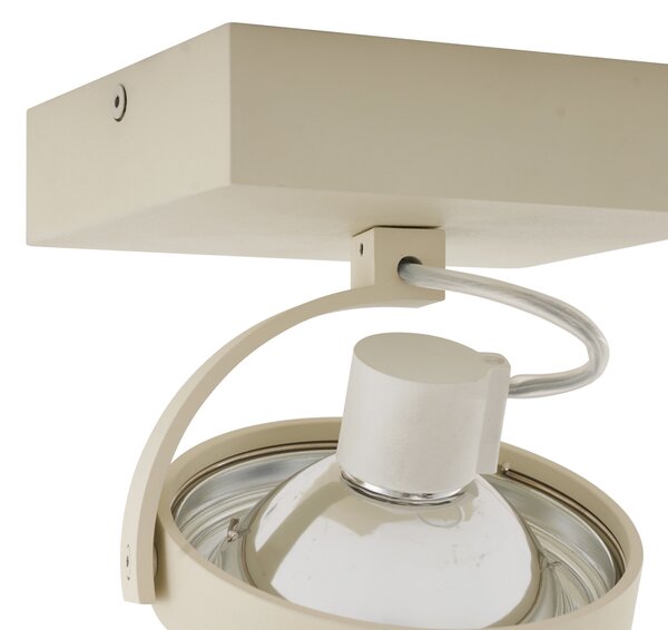 Spotlight modern plafon bej G9 rotund cu rotire și înclinare - Go
