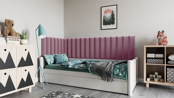Panou de perete capitonat QUADRATTA 20x60 cm - mai multe culori Culoare: Roz