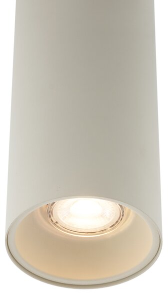 Lampă modernă pandantiv bej GU10 50mm rotundă - Tubo