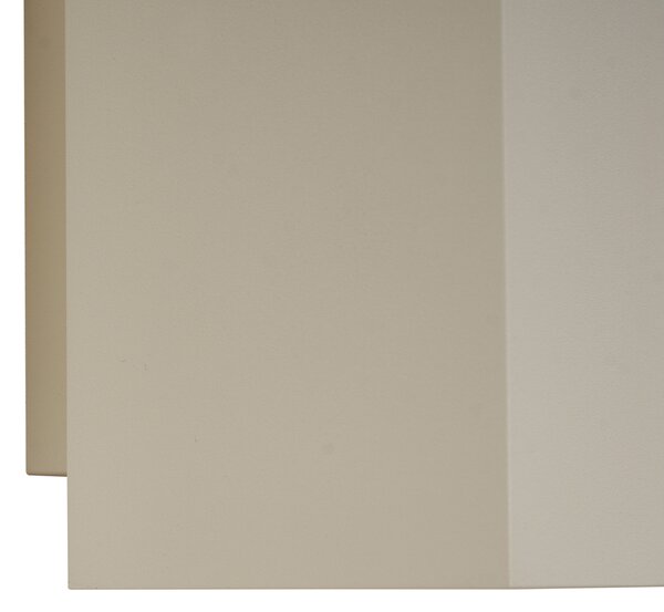 Aplică modernă bej GU10 50mm pătrată cu 2 lumini - Sandy