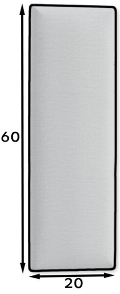 Panou de perete capitonat QUADRATTA 20x60 cm - mai multe culori Culoare: Roz
