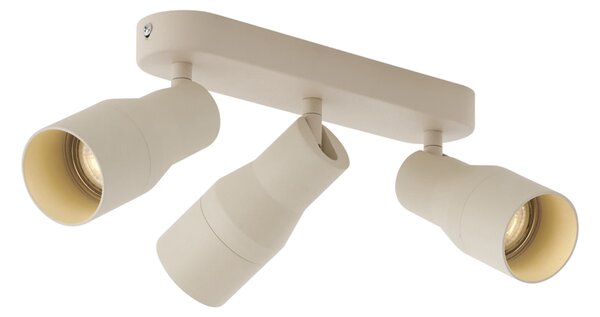 Spoturi plafon rotunde bej GU10 50mm 3 lumini - Stanley