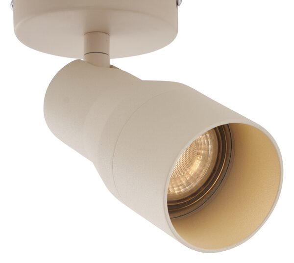 Spotlight modern tavan bej GU10 50mm rotund - Stanley