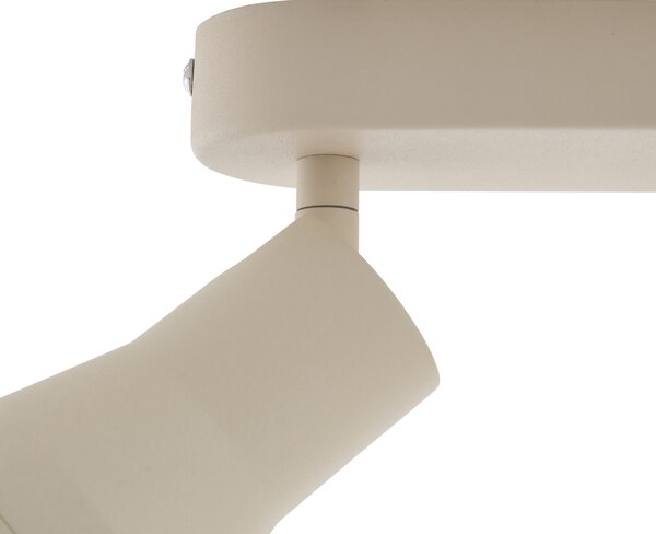 Spoturi plafon rotunde bej GU10 50mm 3 lumini - Stanley