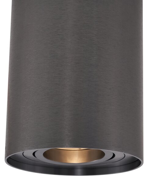 Spot modern integrat, metal gri-inchis, GU10, 50mm, inclinabil - Rondoo Up