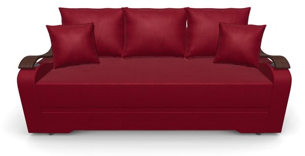 Canapea Extensibila Sally Mini, Rosu/Rosu