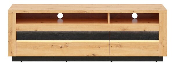 Comodă TV Sermeli 106Stejar negru, Stejar artizan, 16x5x5cm