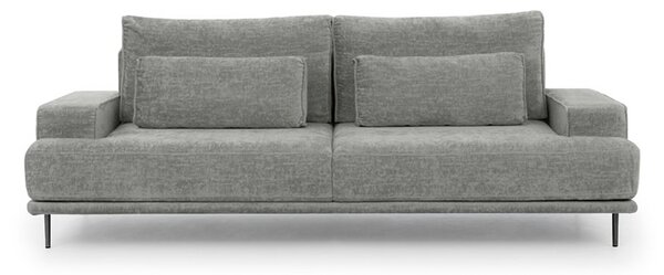 Canapea pentru living Livani - șenilă gri Perfect Harmony 85 / picioare negre