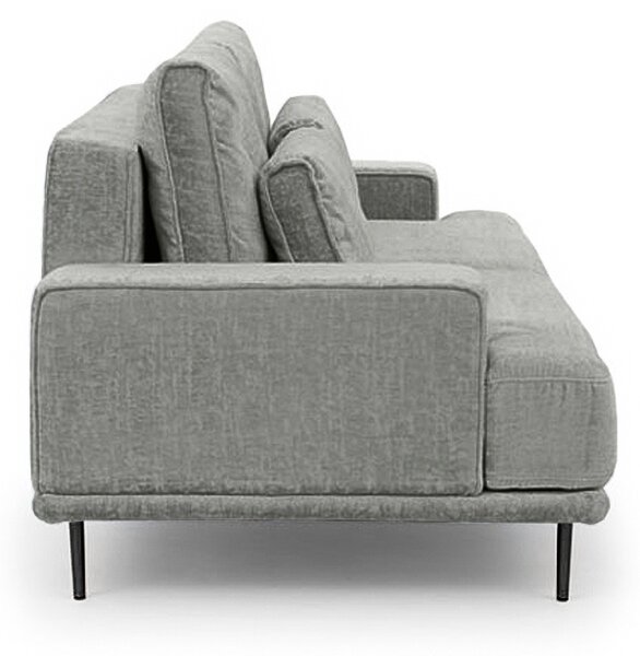 Canapea pentru living Livani - șenilă gri Perfect Harmony 85 / picioare negre