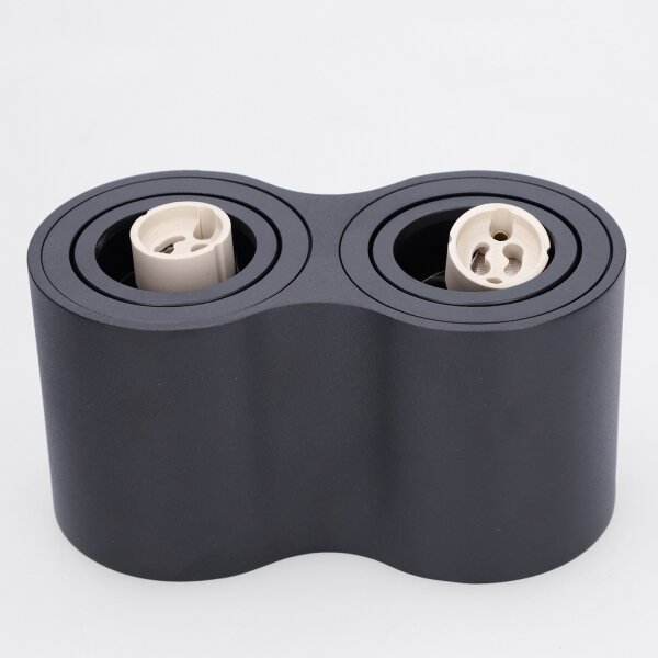 Brilagi - Corp de iluminat tip spot MIA DOUBLE 2xGU10/30W/230V negru