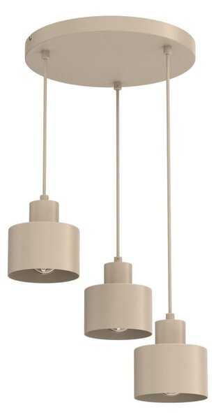 Candelabru suspendat cu cablu PARKLA, 3x E27, 15W, 230V, bej