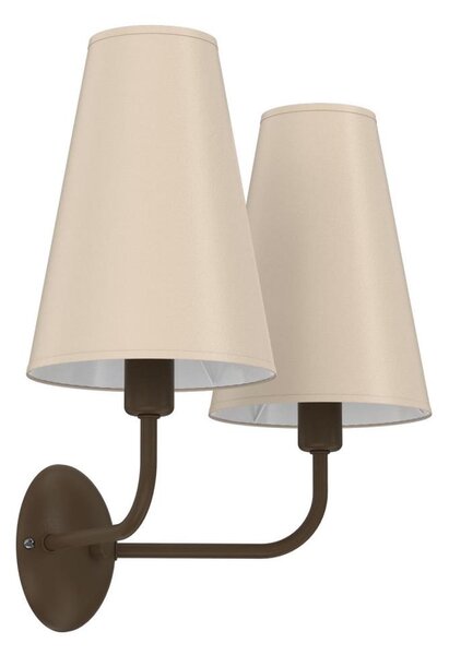 Lampă de perete GRENADA, 2x E14, 15W, 230V, bej