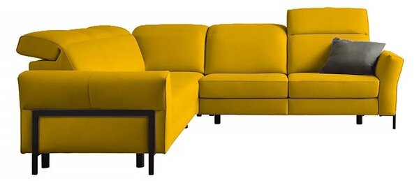 Coltar extensibil cu 2 reclinere Mellow din piele