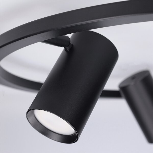 BRILAGI - Lustru suspendat cu cablu SELE 6xGU10/30W/230V negru